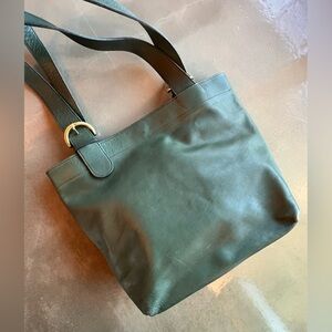 Vintage coach bottle green Lafayette tote, 4140